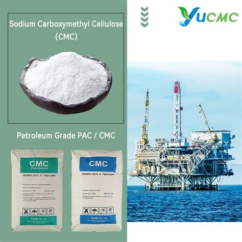 Yucmc R Low High Viscosity Carboxymethylcellulose Drilling Petroleum