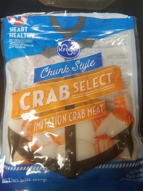 Kroger Chunk Style Imitation Crab Meat