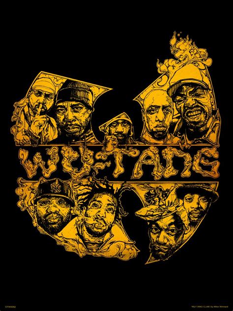 Wu Tang Clan With Logos By Almahyra Adiwidya Ph