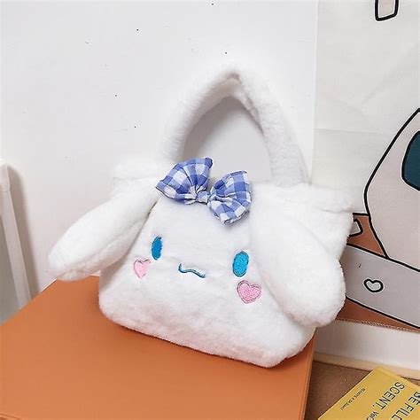 Kawaii Cinnamoroll Sanrio Plush Bag My Melody Anime Bags Kt Cat Purin