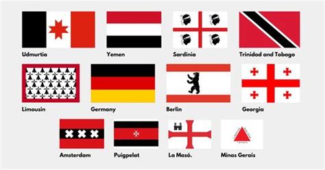 Red White and Black Flag: +20 Country Flags - Eggradients.com