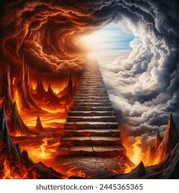 real pictures  heaven  hell   hell   night altered