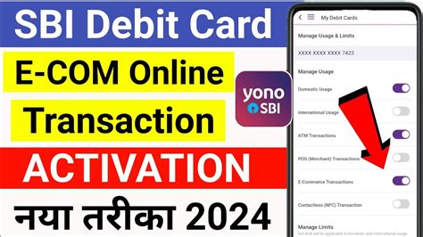 How To Activate Sbi Debit Card For Online Transaction Sbi Debit Card