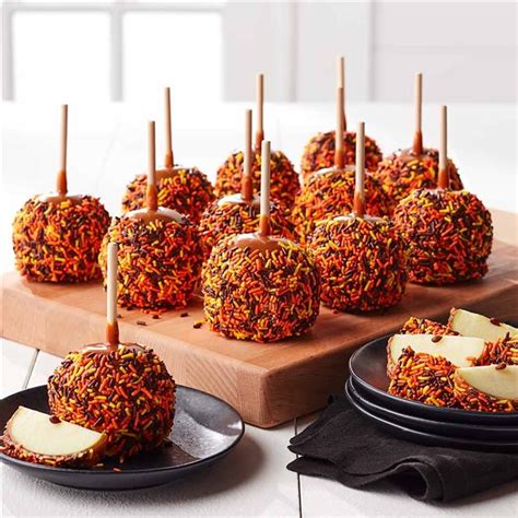 Fall Sprinkles Caramel Apples, Case of 12 | Affy Tapple