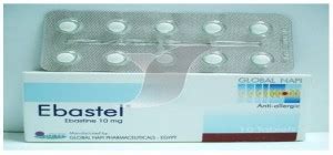 Ebastel 10mg Tablets - Rosheta United Arab Emirates