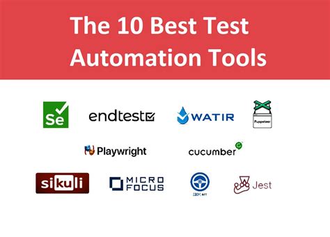 10 Best Automation Testing Tools