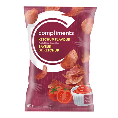 Potato Chips Ketchup 200 g | Compliments.ca