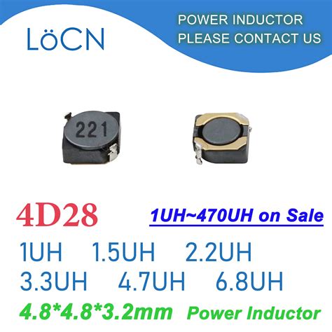 Inductor Blindado D Smd Inductor De Potencia Uh Uh Uh Uh