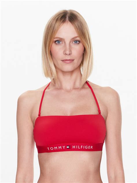 Tommy Hilfiger Bikini Oberteil UW0UW04136 Rot Modivo At