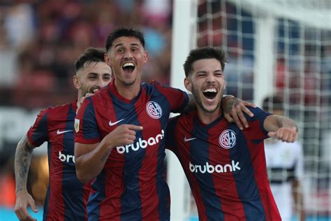 San Lorenzo Gole A Gimnasia Y Es Nico L Der Del Torneo El Gr Fico