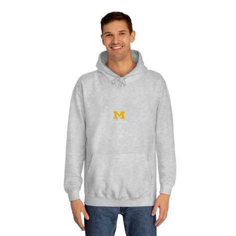 Michigan Hoodie, Wolverines Hoodie, Football Hoodie, Unisex College ...