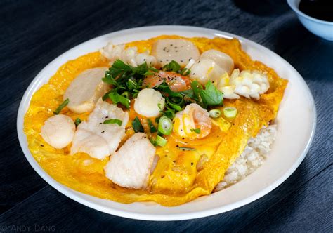 Seafood Omelette With Rice – Hoa Tran