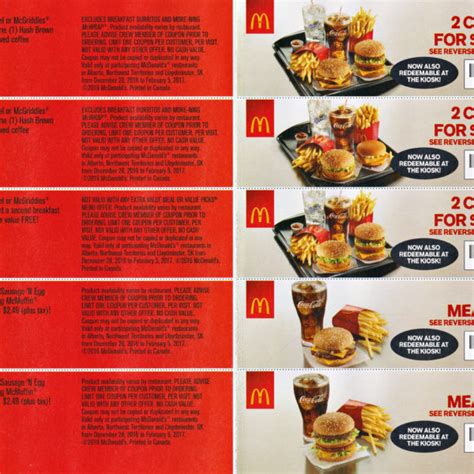 free McDonalds Coupons | Grab Your Printable Coupons