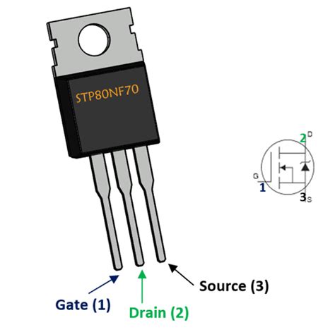 P55NF06 MOSFET Pinout Datasheet Equivalents Circuit And