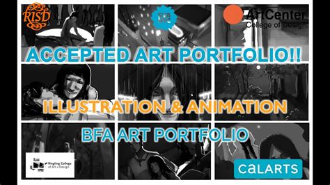 ACCEPTED ILLUSTRATION ANIMATION ART PORTFOLIO SVA CALARTS RISD