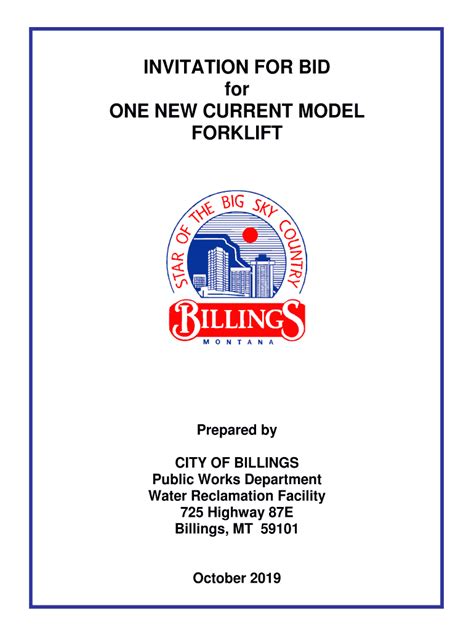 Fillable Online Ci Billings Mt Public Works Water Quality