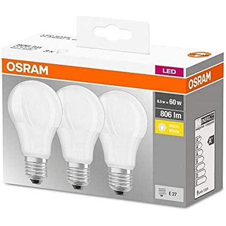 Philips LED E27 Frosted Light Bulbs 8 W 60 W Warm White Pack Of 6