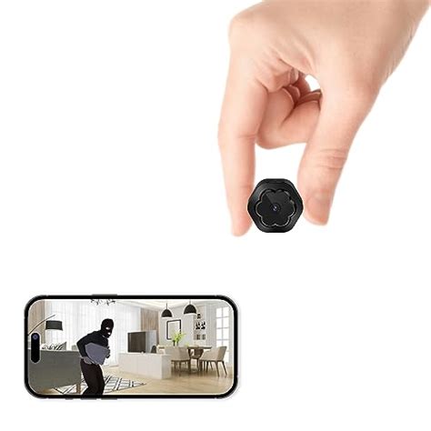 Wireless Camera Mini Hidden Spy Camera Portable Small Nanny Cam Night