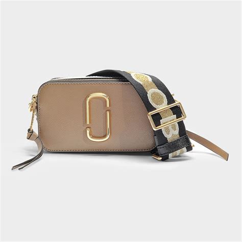 Marc Jacobs Leather Snapshot Shoulder Bag Brown - Lyst