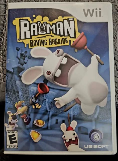 Rayman Raving Rabbids Nintendo Wii Complete W Manual Tested Free