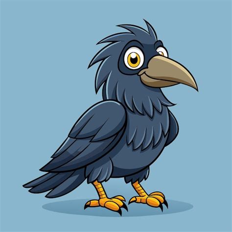 Premium Vector Raven Vector Illustration