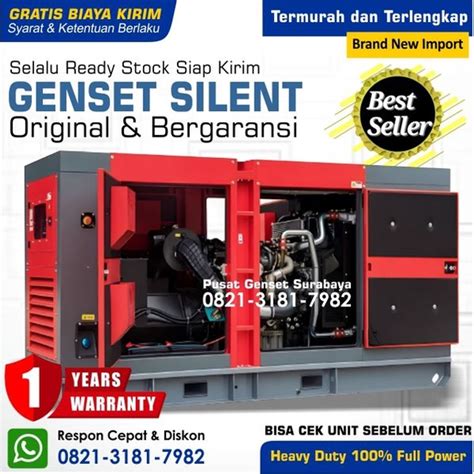 Jual Genset Silent 40 Kva Perkins Cummins Isuzu Emerald Shopee Indonesia