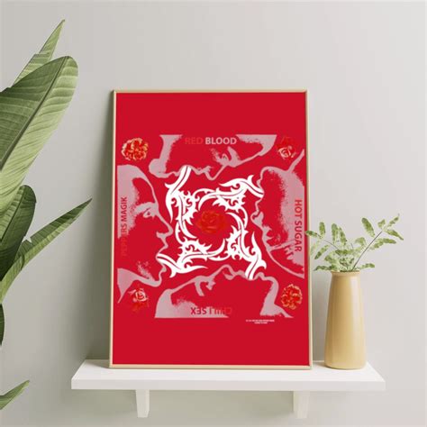 Red Hot Chili Peppers Blood Sugar Magik Tour Rare Poster Set Sold By Giddy Cherye SKU 88747146