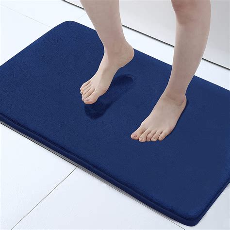 Memory Foam Bath Mat Super Soft Absorbent Bathroom Rugs Non Slip Bath Rug Runner For Shower