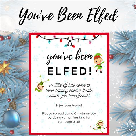 Youve Been Elfed Printable Clutterbug