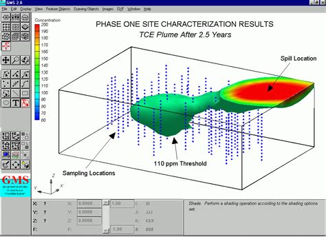 Figure 1 A 3d Contaminant Plume Modeled With Gms