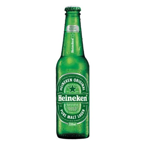 Cerveja Lager Premium Puro Malte Heineken Garrafa 330ml Submarino