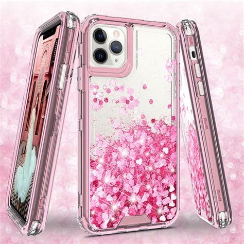 Apple Iphone 11 Pro Case Glitter Cute Phone Case Girls With Kickstand Spy Phone Cases And