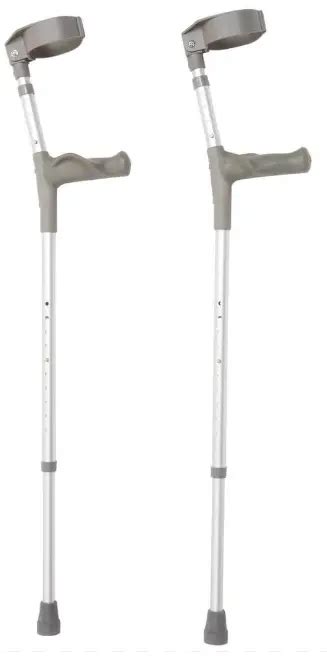 Drive Elbow Crutches With Anatomic Grip Instruction Manual