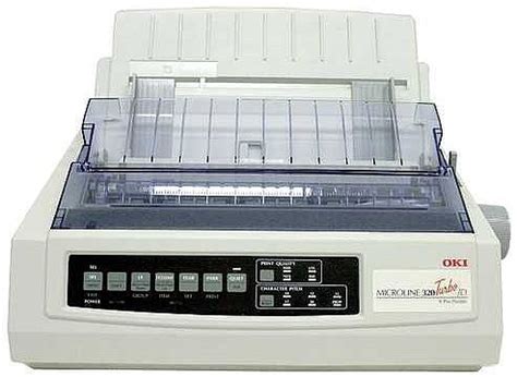 Okidata microline 320 turbo 9-pin printer changing ribbon - prolasopa