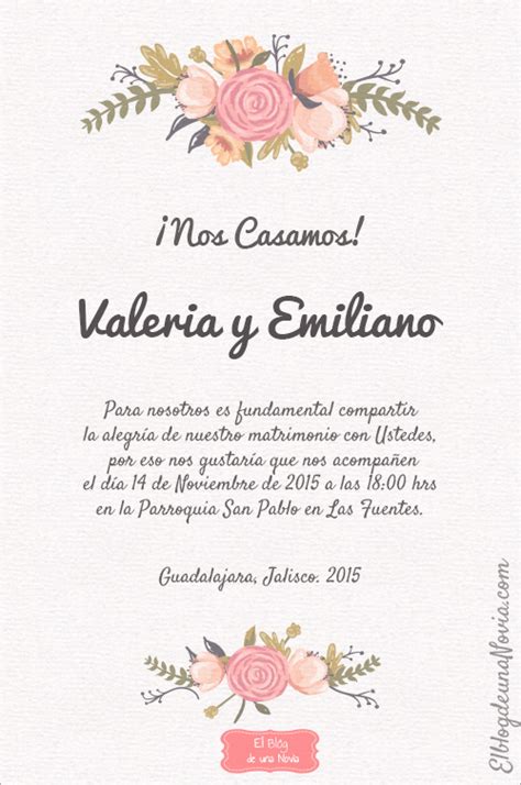 Invitaciones De Boda Qué Datos Llevan Cómo Se Redactan Y Ejemplos De