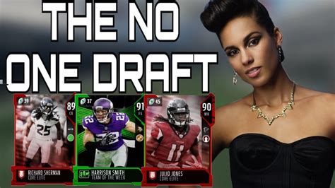 The No One Draft Madden Mut Draft Draft Champions Youtube