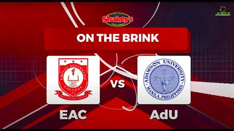 2022 Shakeys Super League Day 8 Match 3 EAC Vs Adamson YouTube