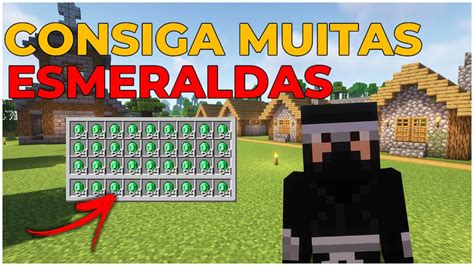 Como Conseguir Esmeraldas F Cil Minecraft Youtube