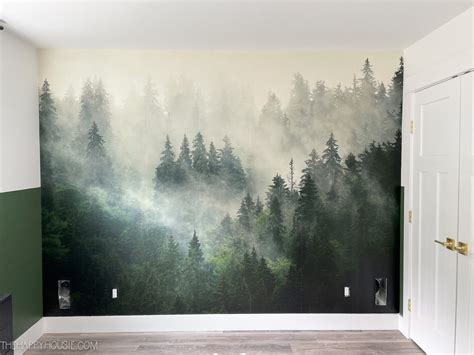 Diy Photowall Mural Wallpaper Installation The Happy Housie