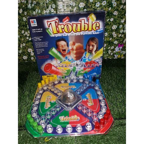 Hasbro Trouble Game Board 4players Shopee Malaysia