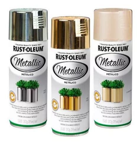 Tinta Met Lica Rust Oleum Decora O E Artesanato Metallic Mercadolivre