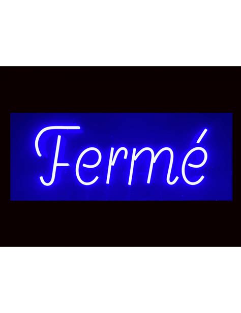 Enseigne Lumineuse Ferme En Néon Led