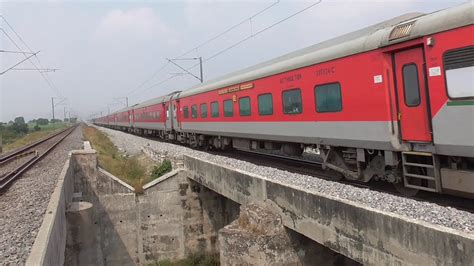 SEMI AC Express LTT Coimbatore Express First LHB Run YouTube