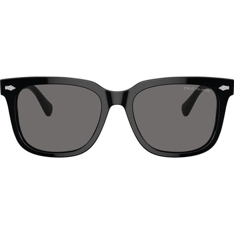 Buy Polo Ralph Lauren Ph4210 Black Grey Polarised Sunglasses