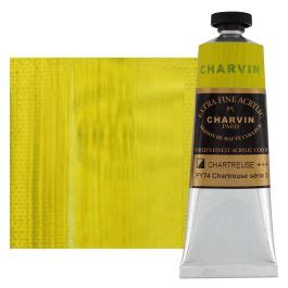 Charvin Extra Fine Artists Acrylic Chartreuse 150ml Jerry S Artarama