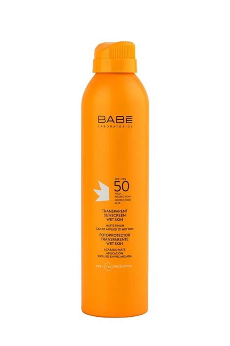 Babe Laboratorios Transparent Sunscreen Wet Skin SPF Islak Cilde Uygulanabilen Güneş