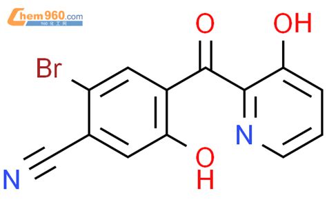 162271 23 0 Benzonitrile 2 Bromo 5 Hydroxy 4 3 Hydroxy 2 Pyridinyl