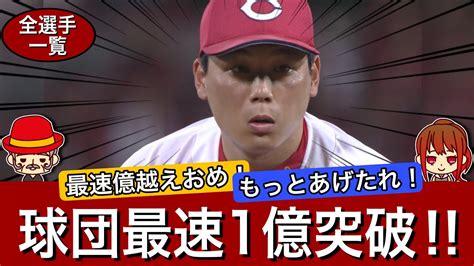 【1128更新】球団最速の1億円突破‼︎栗林の契約更改！主力も続々と更改予定！【2024年度広島カープ年俸ランキング！】 Youtube