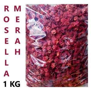 Jual NEW Bunga Rosella Kering 1Kg Simplisia Kelopak Rosela Merah 1 Kg