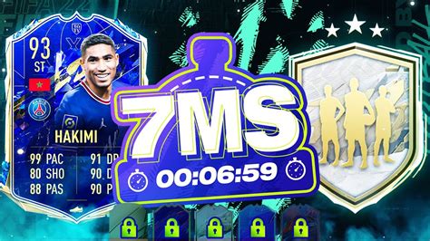 Fifa Wow Icon Player Pick Toty Hakimi At Striker Minute Squad